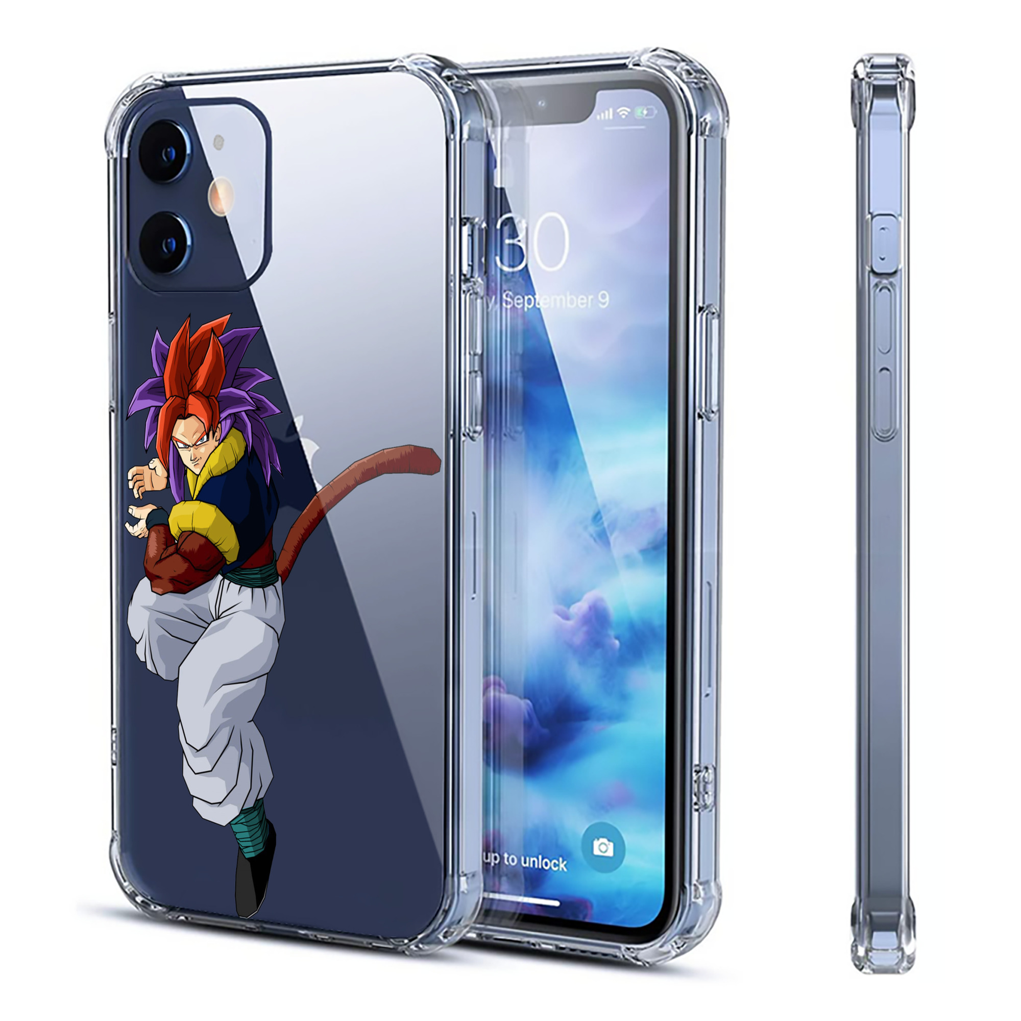 （画像用） ドラゴンボール DRAGON BALL 【iPhone 12シリーズ対応】透明スマホケース（クリアソフトケース）
